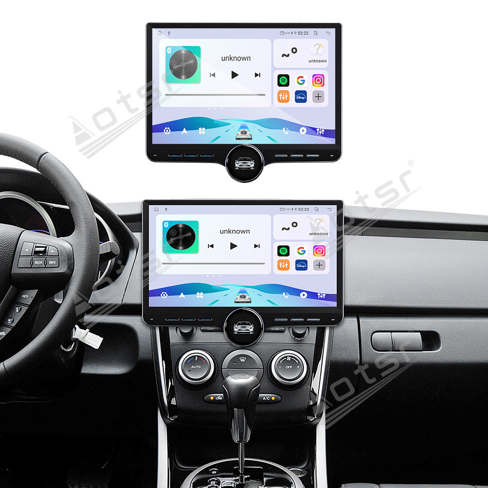 Aotsr 11.5 inch Android Car Radio For Mazda CX-7 2014 display touchscreen, dual DIN car audio system