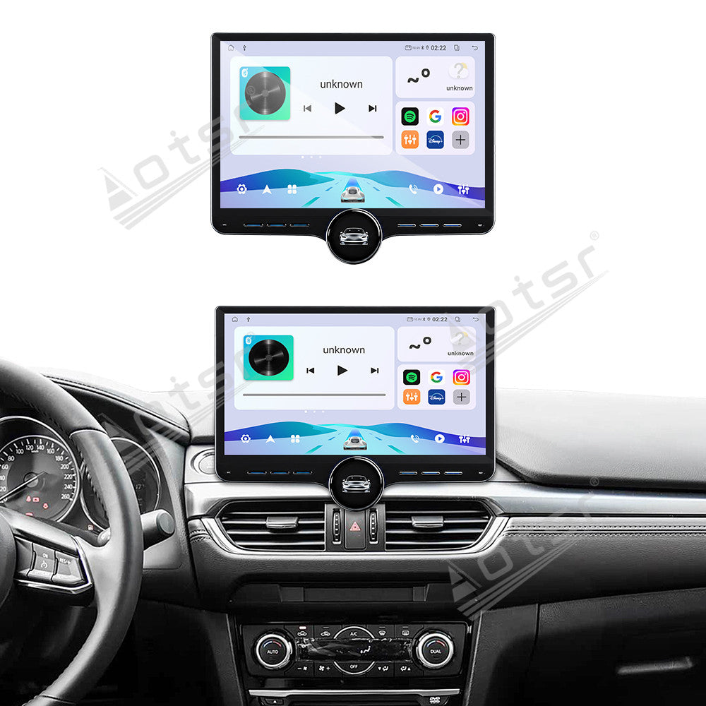 Aotsr 11.5 inch Android Car Radio For Mazda 6 2015-2018 display touchscreen, dual DIN car audio system