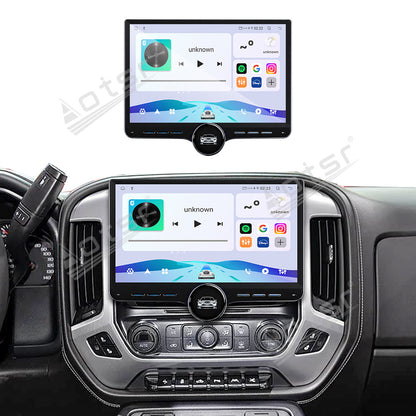 Aotsr 11.5 inch Android Car Radio for GMC Sierra 2014-2018 display touchscreen, dual DIN car audio system