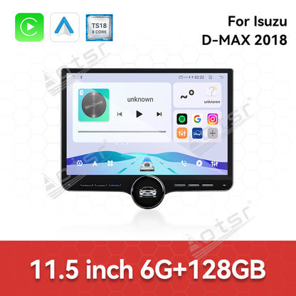 Aotsr 11.5 inch Android Car Radio for Isuzu D-MAX 2018 display touchscreen, dual DIN car audio system