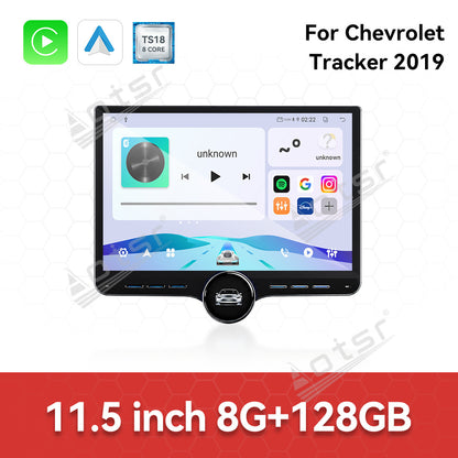 Aotsr 11.5 inch Android Car Radio for Chevrolet Tracker 2019 display touchscreen, dual DIN car audio system