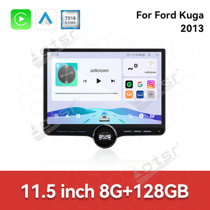 Aotsr 11.5 inch Android Car Radio For Ford Kuga 2013 display touchscreen, dual DIN car audio system
