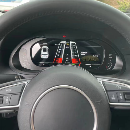 Aotsr  Screen For Audi Q5 2010-2018  A4 2010-2017 LCD Digital Cluster  Virtual Cockpit Speedometer Dashboard LCD Screen Instrument Panel Part