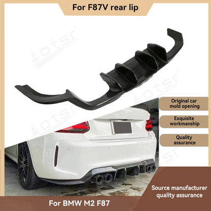 For BMW M2 F87 MP 2013-2021 Carbon fiber back lip Rear spoiler Tail lip