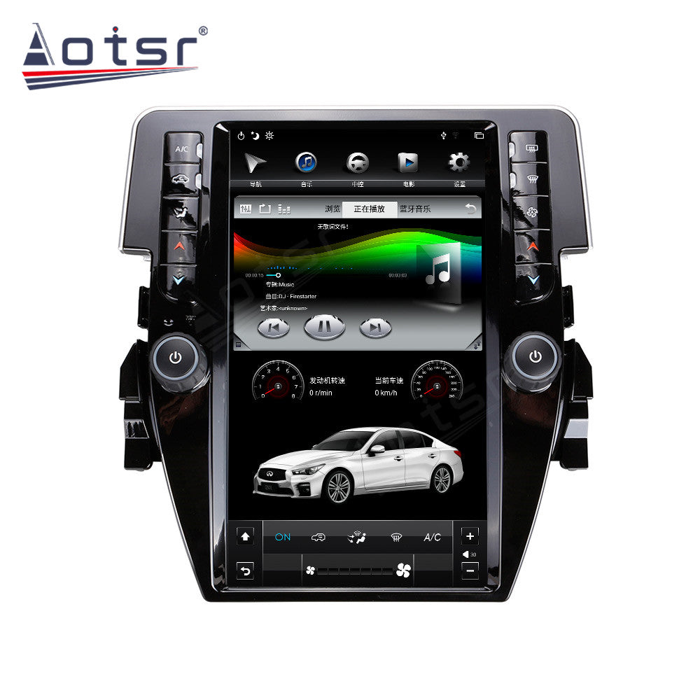 For DS-344 HONDA CIVIC 12.3 Inch Tesla-style Carplay Screens (2012-2022)