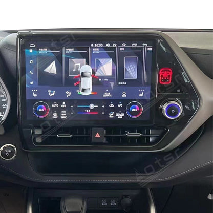 15 Inch Tesla Screen For Toyota Highlander 2022 Android 13.0 Car Radio Player GPS Navi Auto Stereo Multimedia Video DSP Carplay 4G SIM