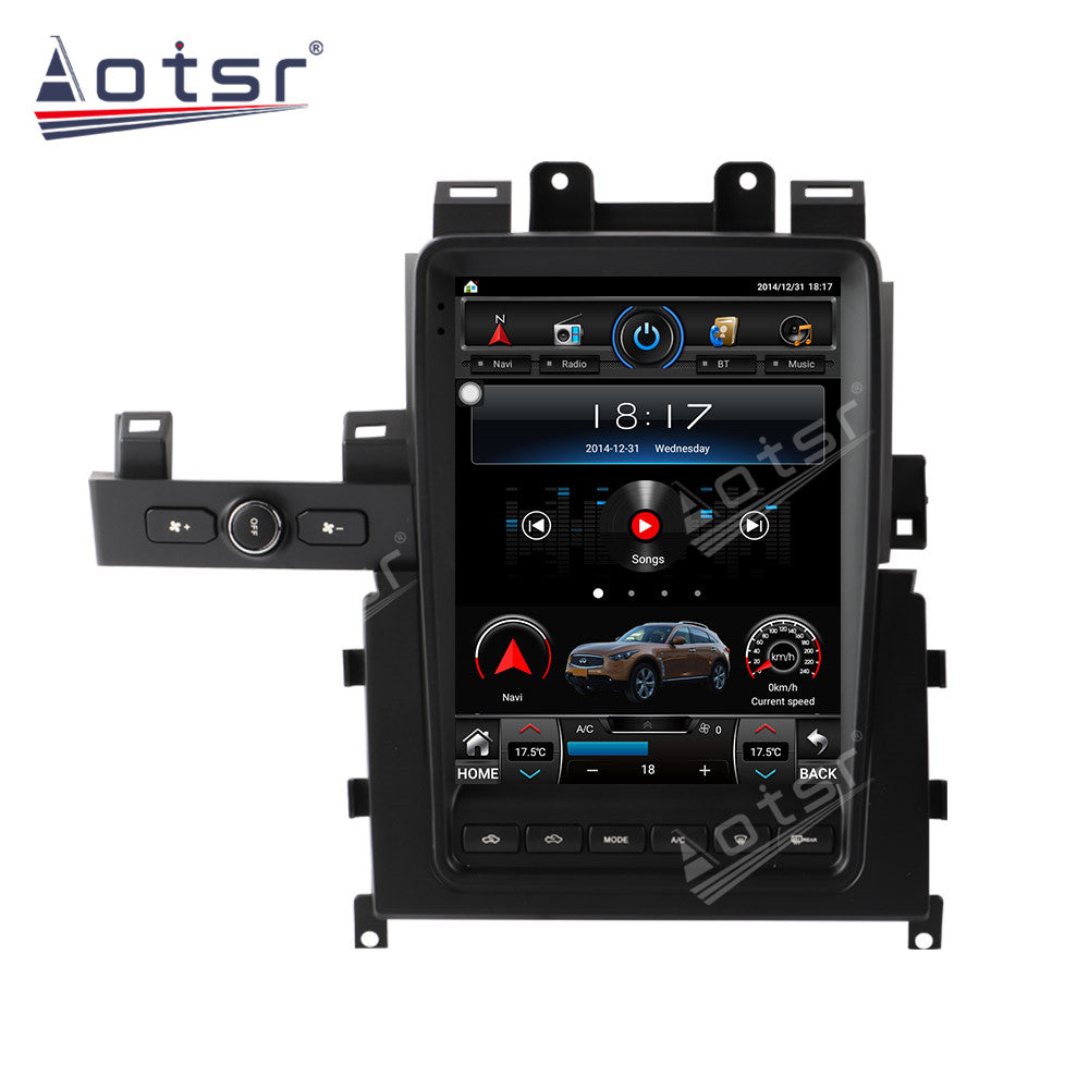 14.4 Inch Tesla Screen For  Nissan GTR Skyline 2011-2016  Android 13.0 Car Radio Player GPS Navi Auto Stereo Multimedia Video DSP Carplay 4G SIM