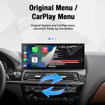 Aotsr 15.8 inch Linux Carplay Screen for BMW 6 Series F06 F12 2013-2017 NBT IPS Touch Stereo Unit Multi Storage 4G DSP BT5.0 GPS