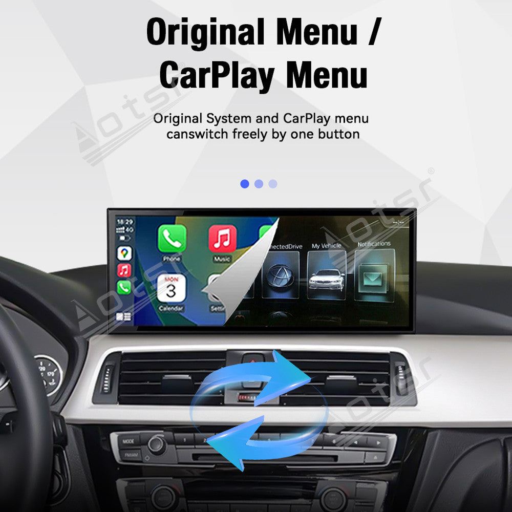 Aotsr 15.8 inch Linux Carplay Screen for BMW 3 Series£¨F30;F31£©2013-2019 NBT EVO IPS Touch Stereo Unit Multi Storage 4G DSP BT5.0 GPS