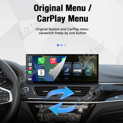 Aotsr 15.8 inch Linux Carplay Screen for BMW 1 Series(F20;F25)2013-2020 NBT EVO IPS Touch Stereo Unit Multi Storage 4G DSP BT5.0 GPS