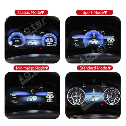 12.3 inch For TOYOTA Alphard 30 A30 Vellfire 2015-2022 Full LCD Digital Cluster Instrument Virtual Cockpit Dashboard Speedometer