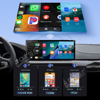 Aotsr 15.8 inch Linux Carplay Screen for BMW 5 Series G30 2018 EVO IPS Touch Stereo Unit Multi Storage 4G DSP BT5.0 GPS