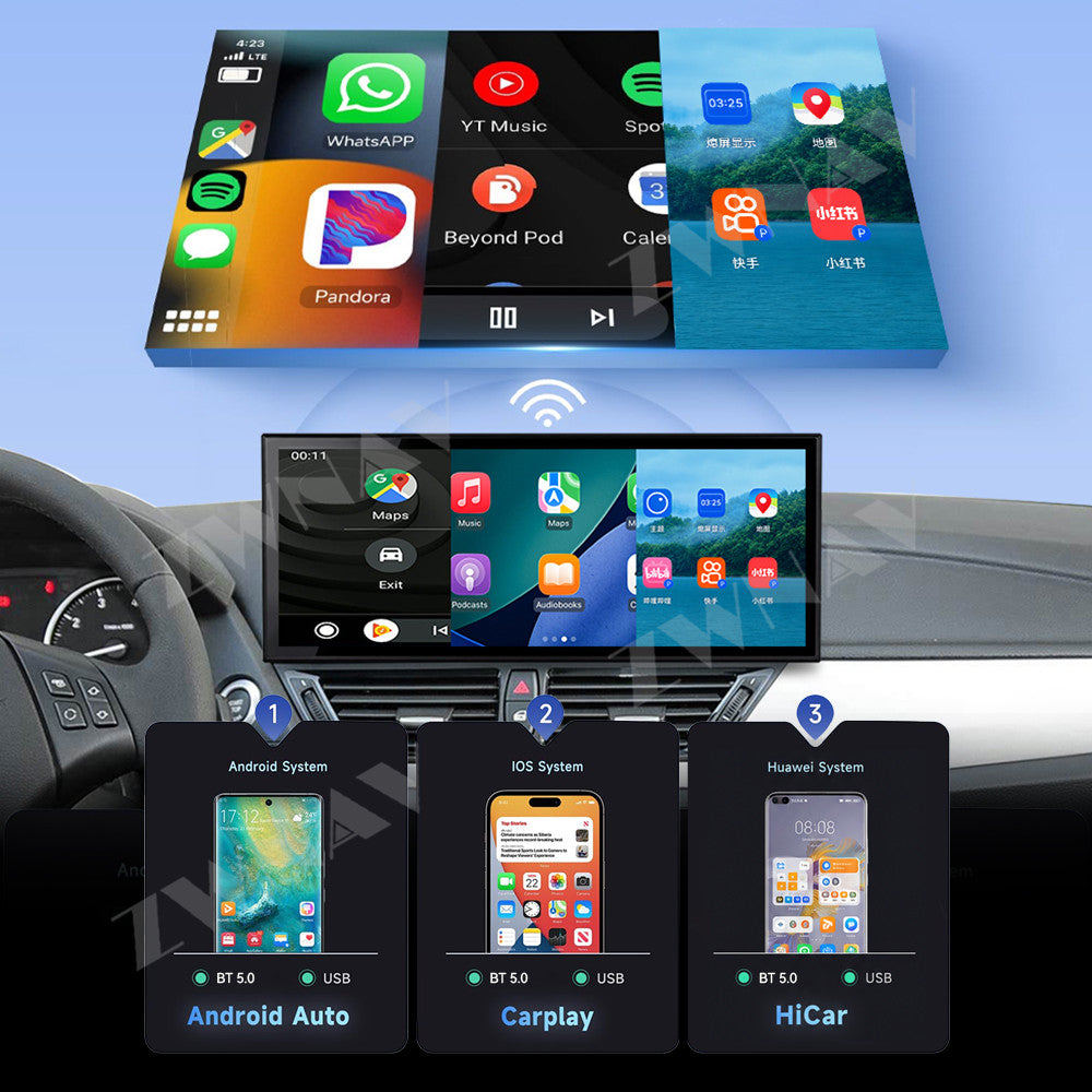 Aotsr 15.8 inch Linux Carplay Screen for BMW X1 F48 2009-2016 CIC IPS Touch Stereo Unit Multi Storage 4G DSP BT5.0 GPS