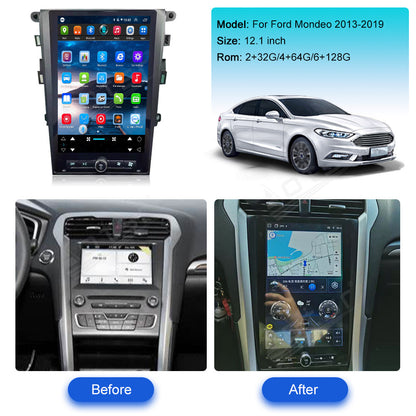 Ford Mondeo new vertical screen (2012-2020) 12.1 Inch Tesla-style Screen Carplay