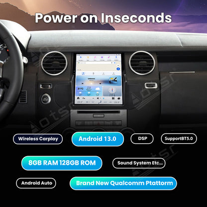 For Land Rover Discovery 4（2010-2016）10.4 Inch Tesla-style Carplay Screens