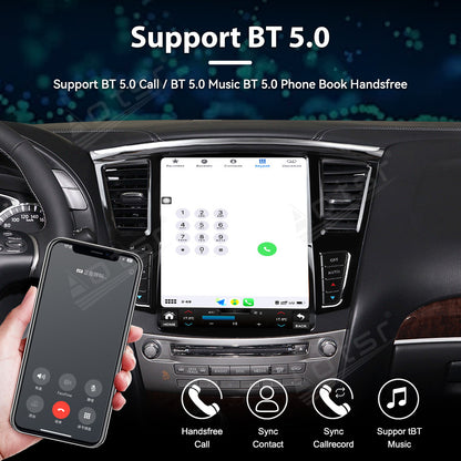 For Infiniti QX60（2012-2020） 12.1 Inch Tesla-style Carplay Screens