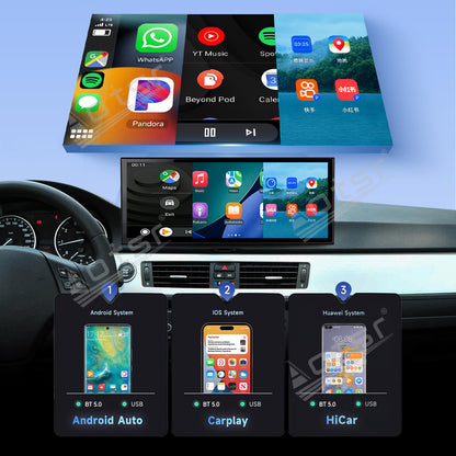 Aotsr 15.8 inch Linux Carplay Screen for BMW 3 Series£¨E90£©2005-2012 IPS Touch Stereo Unit Multi Storage 4G DSP BT5.0 GPS