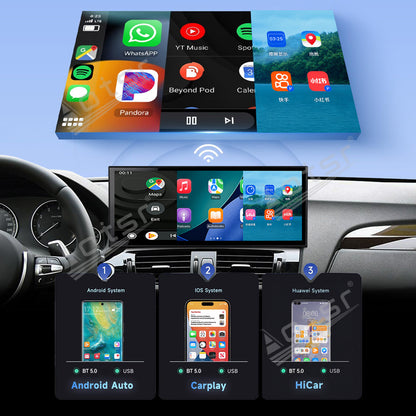 Aotsr 15.8 inch Linux Carplay Screen for BMW X3(F30;F31;F34;F35)2016-2018 EVO IPS Touch Stereo Unit Multi Storage 4G DSP BT5.0 GPS