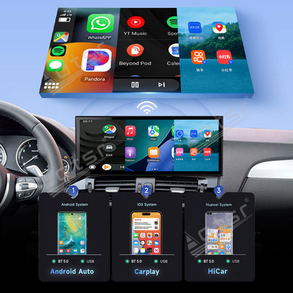 Aotsr 15.8 inch Linux Carplay Screen for BMW X3/X4 2011-2019 CIC IPS Touch Stereo Unit Multi Storage 4G DSP BT5.0 GPS