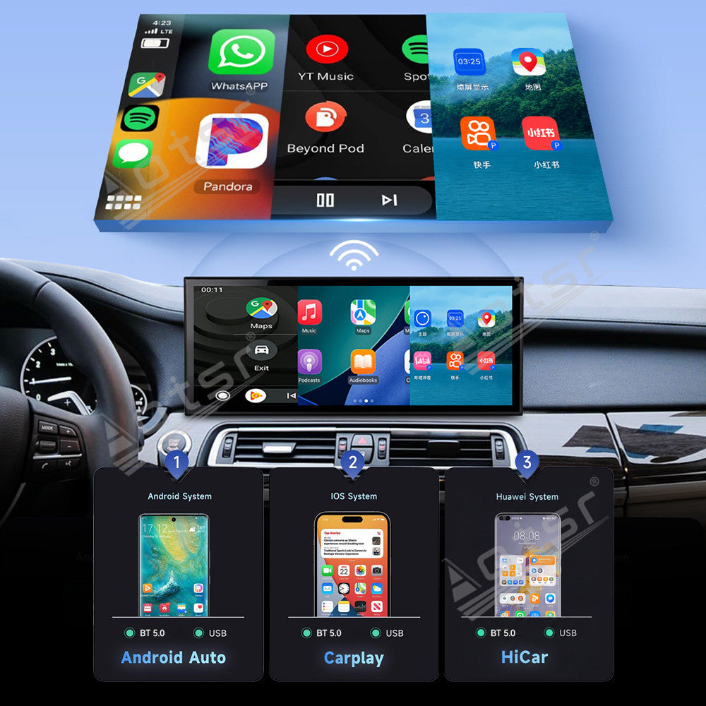 Aotsr 15.8 inch Linux Carplay Screen for BMW 7 Series F01 F02 F03 2011-2017 NBT IPS Touch Stereo Unit Multi Storage 4G DSP BT5.0 GPS