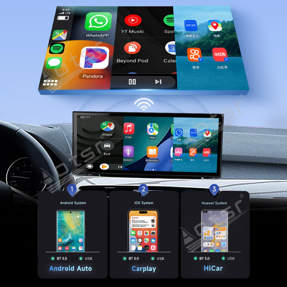 Aotsr 15.8 inch Linux Carplay Screen for BMW X1(F49)2016-2019 EVO IPS Touch Stereo Unit Multi Storage 4G DSP BT5.0 GPS