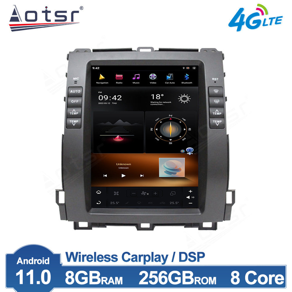 For Lexus GX470 For Toyota Land Cruiser Prado 10.4 Inch Tesla-style Carplay Screens  ( 2002-2009  )