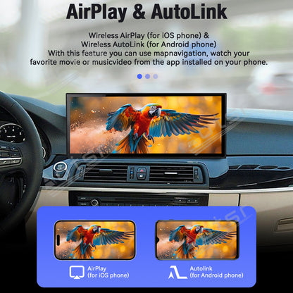 Aotsr 15.8 inch Linux Carplay Screen for BMW 5 Series F10 2011-2017 CIC NBT IPS Touch Stereo Unit Multi Storage 4G DSP BT5.0 GPS