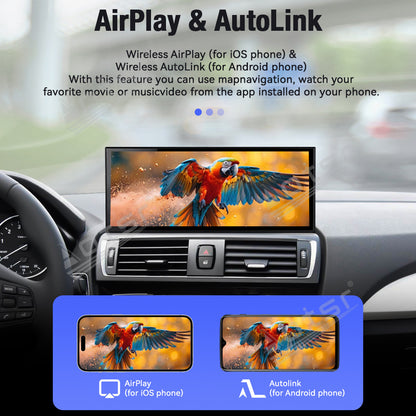 Aotsr 15.8 inch Linux Carplay Screen For BMW 1 Series 2014-2016 NBT IPS Touch Stereo Unit Multi Storage 4G DSP BT5.0 GPS