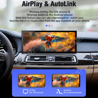 Aotsr 15.8 inch Linux Carplay Screen for BMW 7 Series F01 F02 F03 2011-2017 NBT IPS Touch Stereo Unit Multi Storage 4G DSP BT5.0 GPS