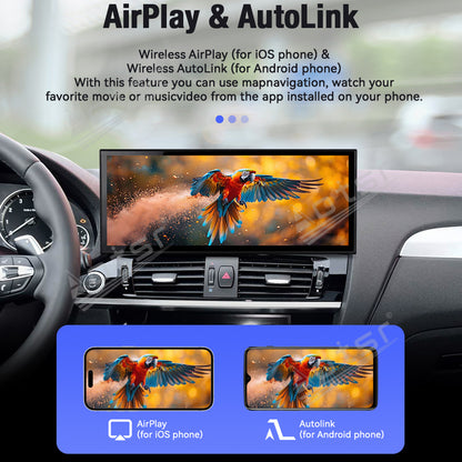 Aotsr 15.8 inch Linux Carplay Screen for BMW X3/X4 2011-2019 CIC IPS Touch Stereo Unit Multi Storage 4G DSP BT5.0 GPS