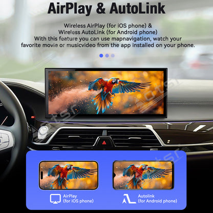 Aotsr 15.8 inch Linux Carplay Screen for BMW 7 Series G11 2016-2018 EV0 IPS Touch Stereo Unit Multi Storage 4G DSP BT5.0 GPS