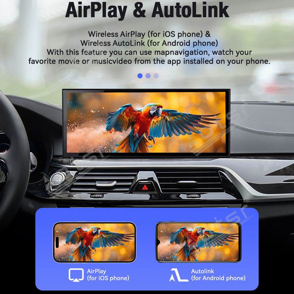 Aotsr 15.8 inch Linux Carplay Screen for BMW 5 Series G30 2018 EVO IPS Touch Stereo Unit Multi Storage 4G DSP BT5.0 GPS