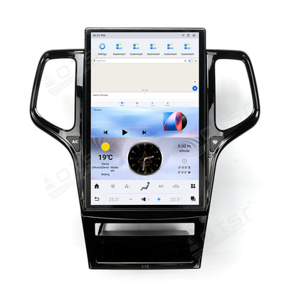 12.1 Inch Tesla Screen For  Jeep Grand Cherokee 2011-2013 Android 13.0 Car Radio Player GPS Navi Auto Stereo Multimedia Video DSP Carplay 4G SIM