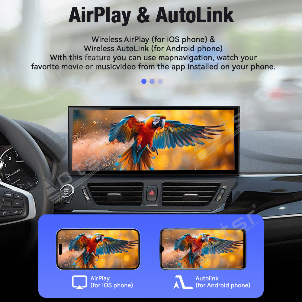 Aotsr 15.8 inch Linux Carplay Screen for BMW 1 Series(F20;F25)2013-2020 NBT EVO IPS Touch Stereo Unit Multi Storage 4G DSP BT5.0 GPS