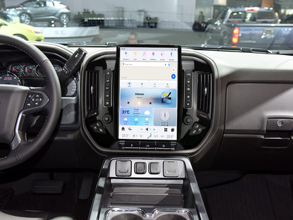 14.4 Inch Tesla Screen For Chevrolet Silverado 2014-2019 Android 13.0 Car Radio Player GPS Navi Auto Stereo Multimedia Video DSP Carplay 4G SIM