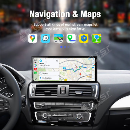 Aotsr 15.8 inch Linux Carplay Screen For BMW 1 Series 2014-2016 NBT IPS Touch Stereo Unit Multi Storage 4G DSP BT5.0 GPS