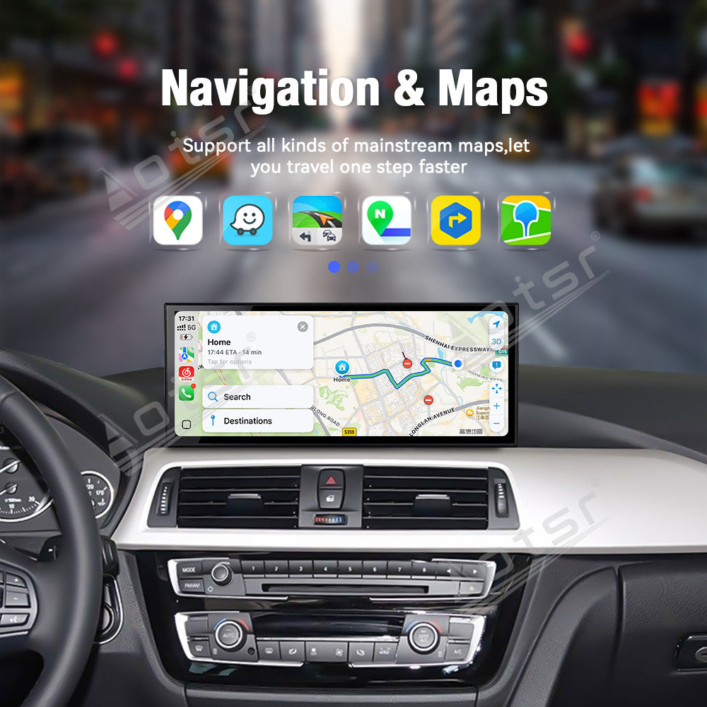 Aotsr 15.8 inch Linux Carplay Screen for BMW 3 Series£¨F30;F31£©2013-2019 NBT EVO IPS Touch Stereo Unit Multi Storage 4G DSP BT5.0 GPS