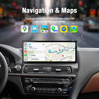 Aotsr 15.8 inch Linux Carplay Screen for BMW 6 Series F06 F12 2013-2017 NBT IPS Touch Stereo Unit Multi Storage 4G DSP BT5.0 GPS