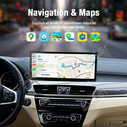 Aotsr 15.8 inch Linux Carplay Screen for BMW X1(F49)2016-2019 EVO IPS Touch Stereo Unit Multi Storage 4G DSP BT5.0 GPS