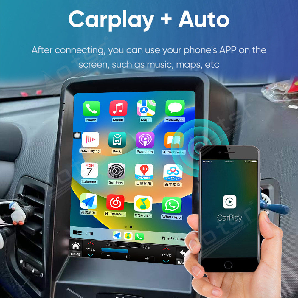 For Ford Fiesta (2008-2018) 9.7 Inch Tesla-style Carplay Screens