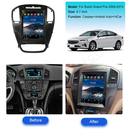 Buick Regal (2009-2013) Carplay Original Car Upgrade 9.7 Inch Tesla-style Screen Carplay