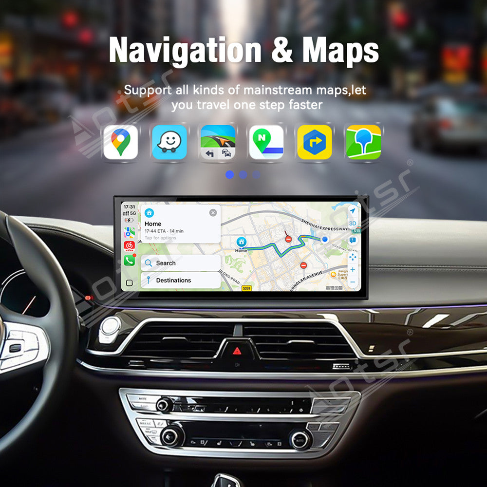 Aotsr 15.8 inch Linux Carplay Screen for BMW 7 Series G11 2016-2018 EV0 IPS Touch Stereo Unit Multi Storage 4G DSP BT5.0 GPS
