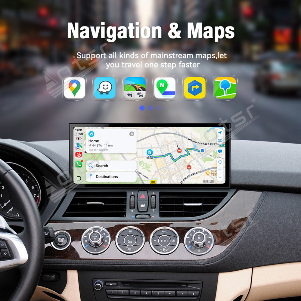Aotsr 15.8 inch Linux Carplay Screen for BMW Z4 2008-2016 CIC IPS Touch Stereo Unit Multi Storage 4G DSP BT5.0 GPS