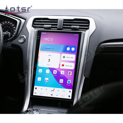 13.6 Inch Tesla Screen For Ford Mondeo 2013-2021 Android 13.0 Car Radio Player GPS Navi Auto Stereo Multimedia Video DSP Carplay 4G SIM