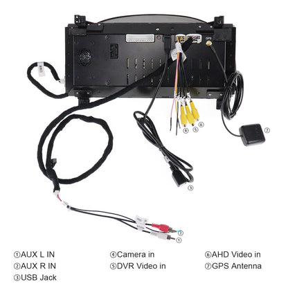 Aotsr  Screen For  Toyota Elfa 20 2008-2014 LCD Digital Cluster  Virtual Cockpit Speedometer Dashboard LCD Screen Instrument Panel Part