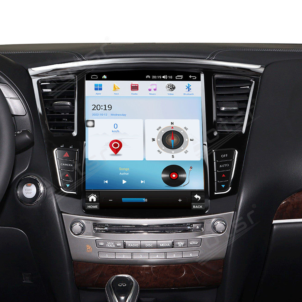 For Infiniti QX60（2012-2020） 12.1 Inch Tesla-style Carplay Screens