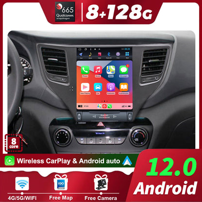 For Hyundai Tuscon 10.4 Inch Tesla-style Carplay Screens (2015-2019)