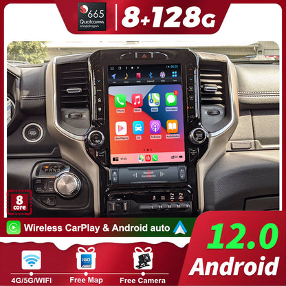 For Dodge Ram 12.1 Inch Tesla-style Carplay Screens (2018-2020)