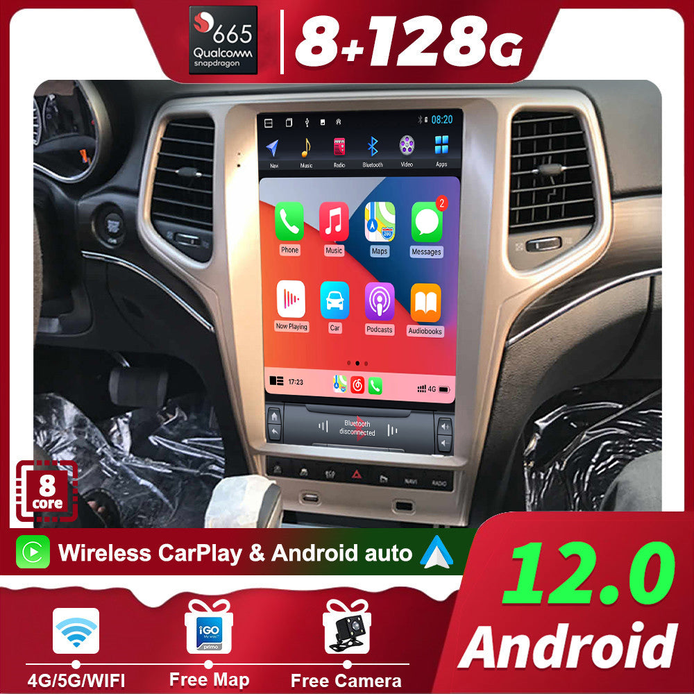 For Jeep Grand Cherokee 10.4 Inch Tesla-style Carplay Screens (2014-2018)