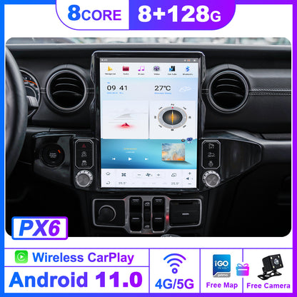 For Jeep Wrangler 13 Inch Tesla-style Carplay Screens (2018-2021)